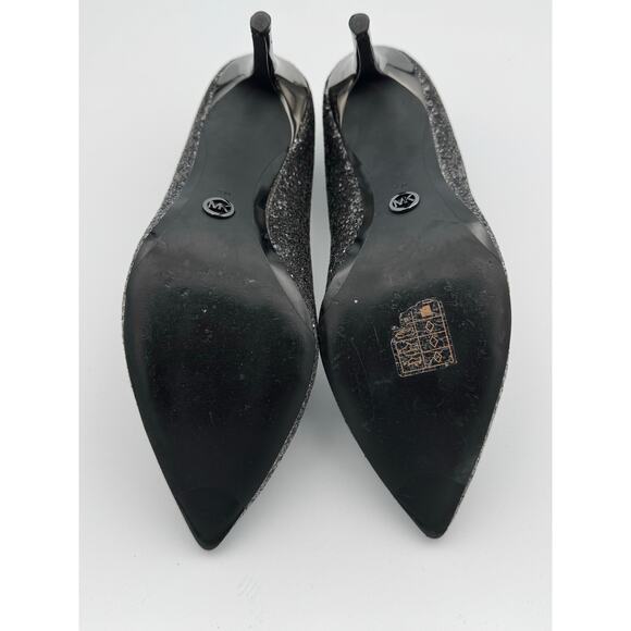 Michael Kors Glitter Pointed-Toe Pumps – Size 9 - Picture 4 of 10